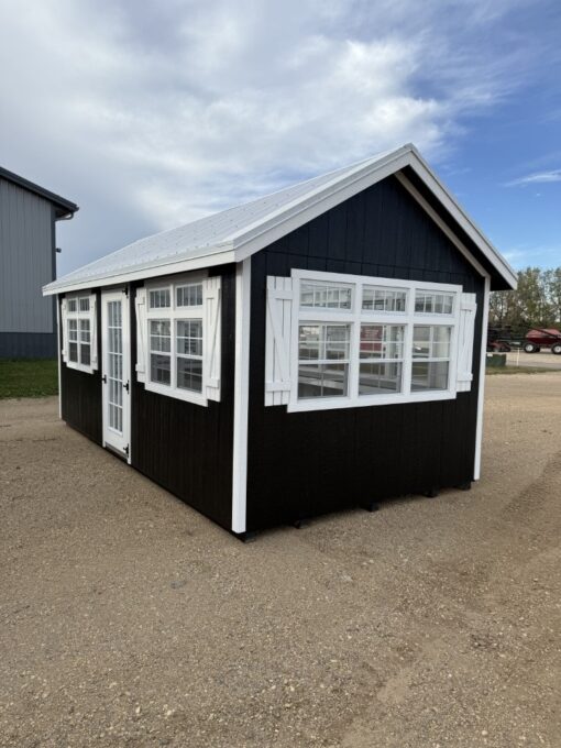 Tricorn Black2 10'x20' Greenhouse Deluxe Style