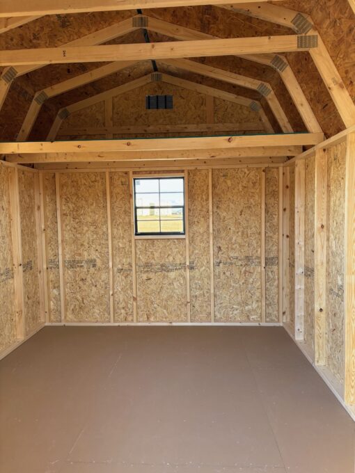 10'x12' Economy High Barn Wood Shed