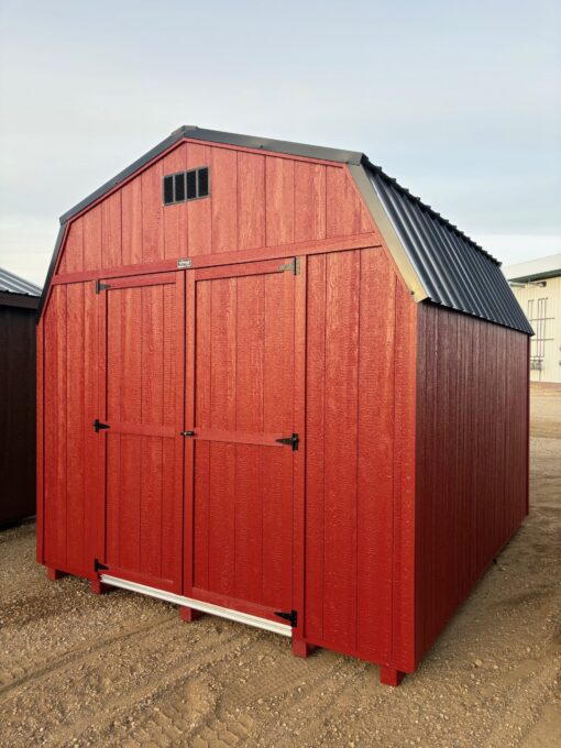 10'x12' Economy High Barn Wood Shed