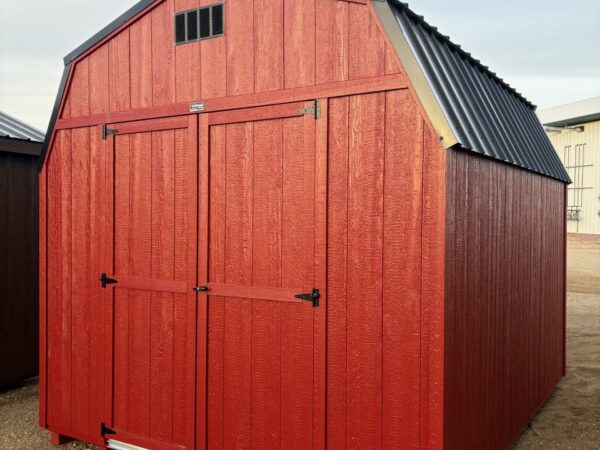 10'x12' Economy High Barn Wood Shed