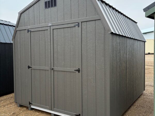 70042 10'x12' Economy High Barn Wood Shed