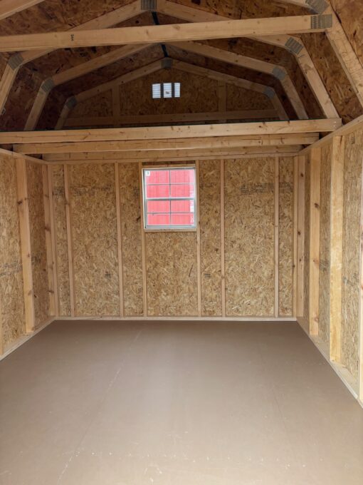 10'x12' Economy High Barn Wood Shed