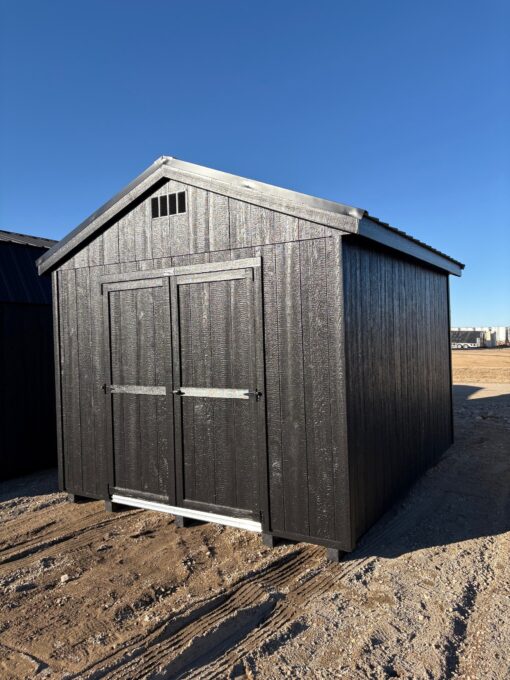 10'x12' Economy Ranch Gable Wood Shed