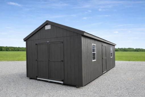 12'x24' Economy Ranch Gable Wood Shed
