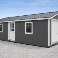 72075 12'x24' Ranch Gable Wood Panel Garage