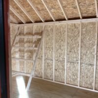 8'x12' Quaker Gable Wood Panel Chicken Coop