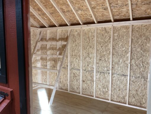 8'x12' Quaker Gable Wood Panel Chicken Coop