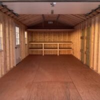 IMG_8757 12'x24' Ranch Gable Wood Panel Garage