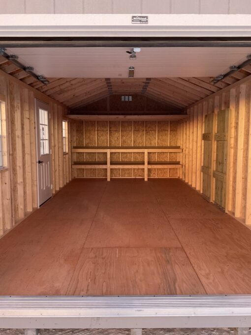 IMG_8757 12'x24' Ranch Gable Wood Panel Garage