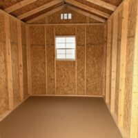 image002 (1) 8'x12' Economy Ranch Gable Wood Shed