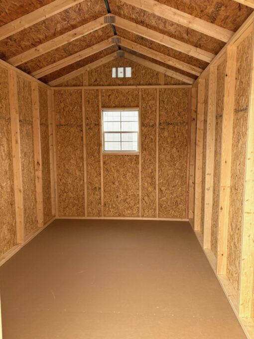 image002 (1) 8'x12' Economy Ranch Gable Wood Shed