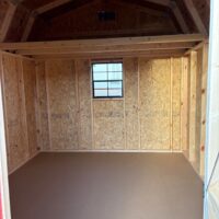 10'x12' Economy High Barn Wood Shed