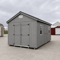 12'x20' Economy Ranch Gable Wood Shed