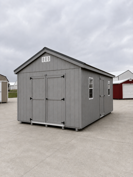 12'x20' Economy Ranch Gable Wood Shed