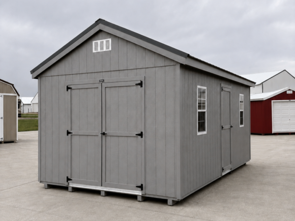 12'x20' Economy Ranch Gable Wood Shed