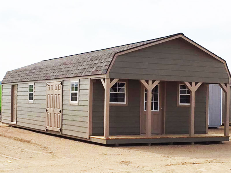 Cabin Sheds with Porches | Quality Storage Buildings for ...