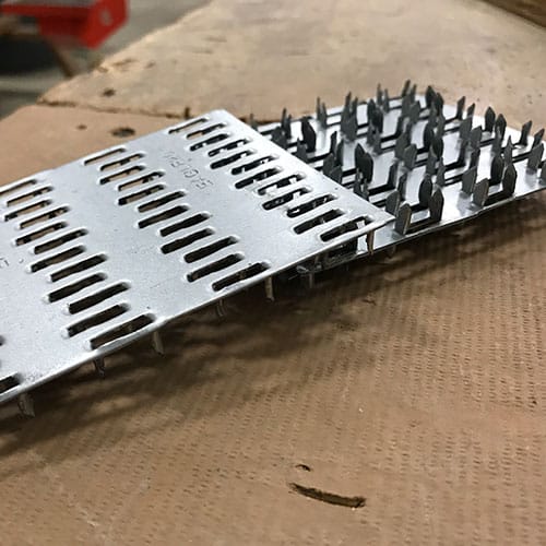 Truss plates for quality shed