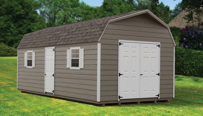 Outdoor Wood Shed High barns | Premium Wood Shed with Lap Siding