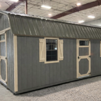 12'x24' High Barn Wood Panel Shed