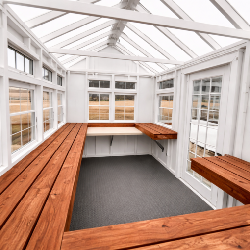 8'x12' Greenhouse Deluxe Style