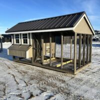 104506-1 7'x14' Quaker Chicken Coop Combo