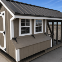 7'x14' Quaker Chicken Coop Combo