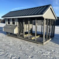 7'x14' Quaker Chicken Coop Combo