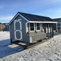 7'x14' Quaker Chicken Coop Combo