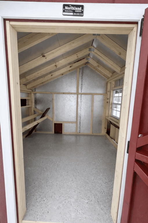 7'x14' Quaker Chicken Coop Combo