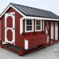 7'x14' Quaker Chicken Coop Combo