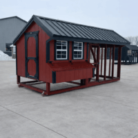 7'x14' Quaker Chicken Coop Combo