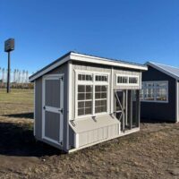 6’x12′ Studio Chicken Coop Combo