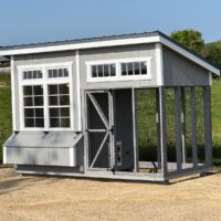 6'x12' Studio Chicken Coop Combo
