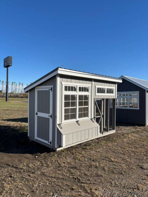 6’x12′ Studio Chicken Coop Combo