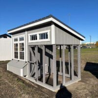 6’x12′ Studio Chicken Coop Combo