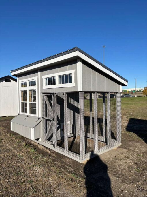 6’x12′ Studio Chicken Coop Combo