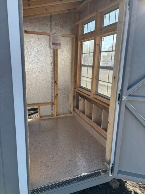 6’x12′ Studio Chicken Coop Combo