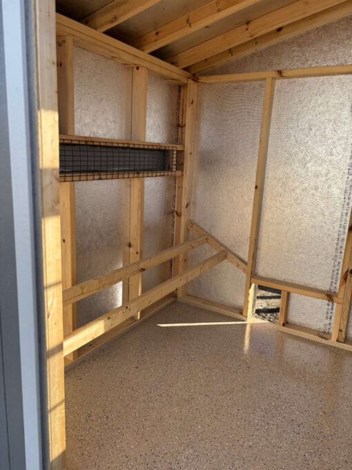 6’x12′ Studio Chicken Coop Combo