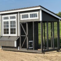 6'x12' Studio Chicken Coop Combo