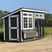6'x12' Studio Chicken Coop Combo