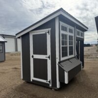 6'x12' Studio Chicken Coop Combo