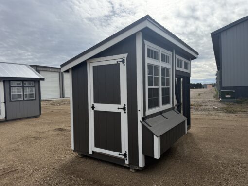 6'x12' Studio Chicken Coop Combo