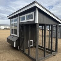 6'x12' Studio Chicken Coop Combo