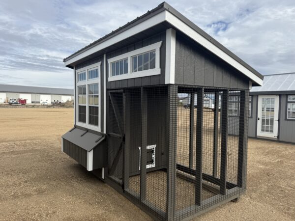 104511-6 6'x12' Studio Chicken Coop Combo