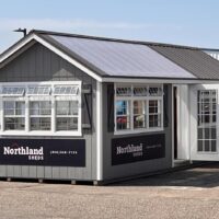 10'x24' Greenhouse Shed Combo