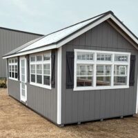 10'x24' Greenhouse - Shed Combo