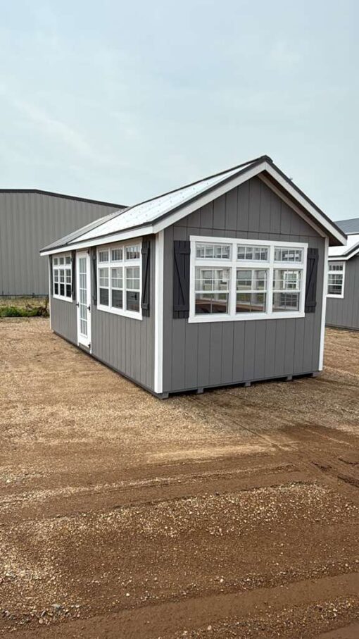 10'x24' Greenhouse - Shed Combo