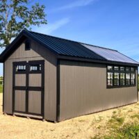 10'x24' Greenhouse - Shed Combo