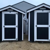 6'x10' Ranch Style Wood Panel Shed