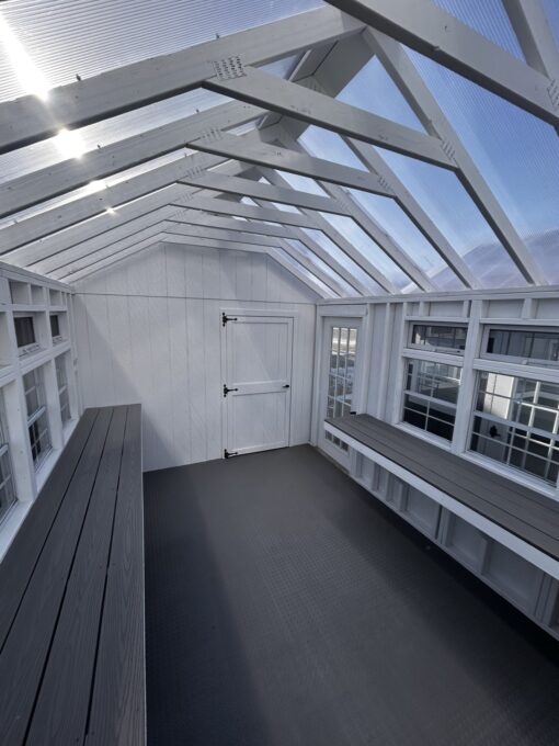 104603-1 10'x24' Greenhouse Shed Combo